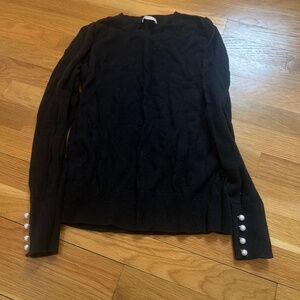 Loft women’s pearl sleeve sweater